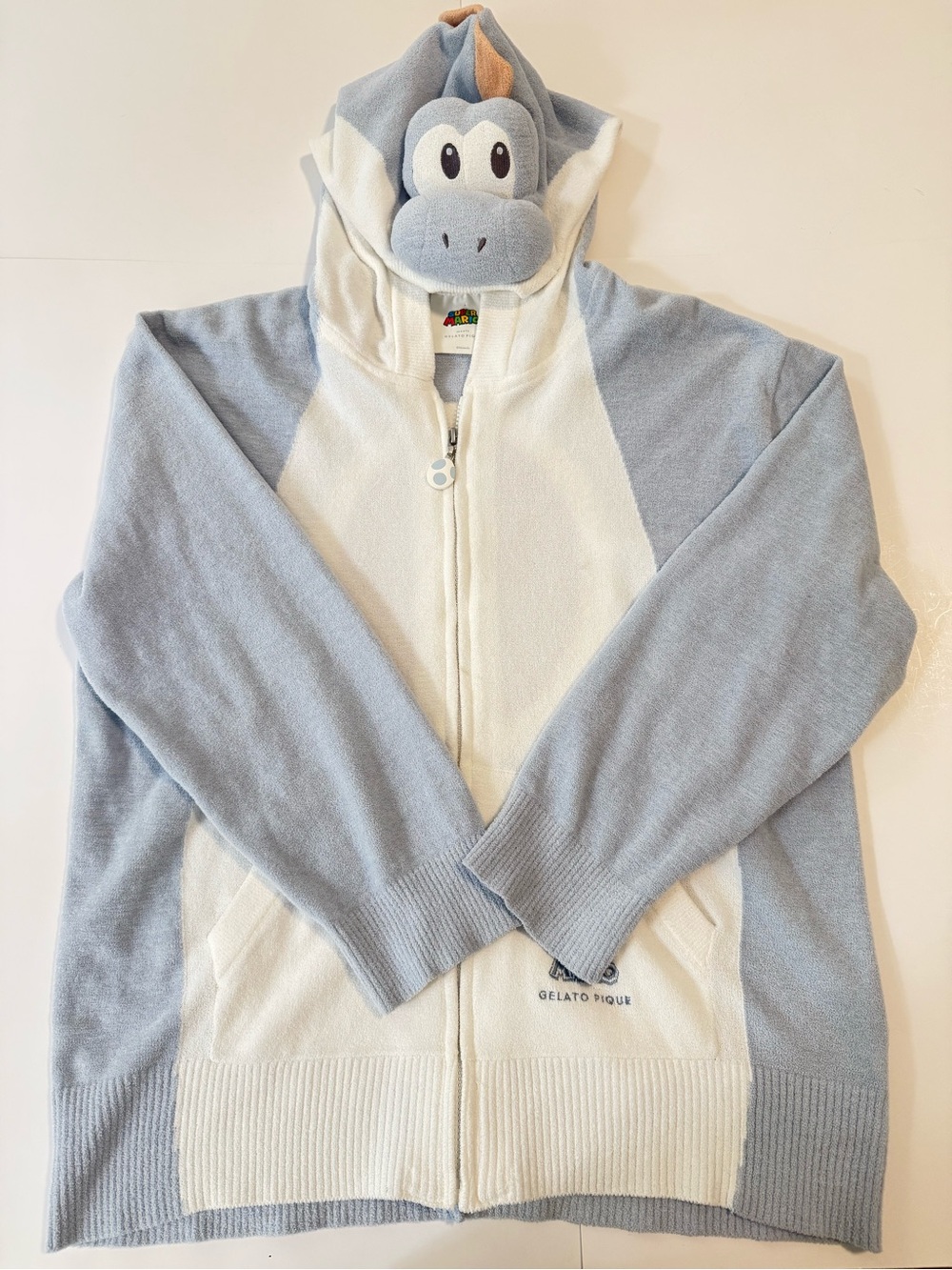 Gelato Pique Super Mario Yoshi Zip-Up Hoodie One Size - Picture 5 of 15